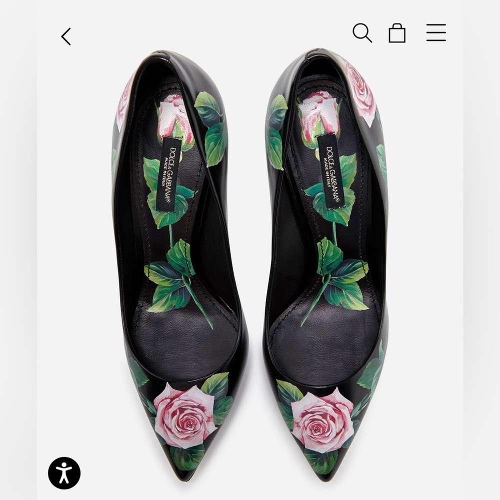 Dolce&Gabbana Tropical Rose heels